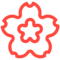 White Flower emoji on Mozilla